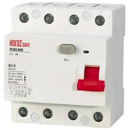 ПЗВ Horoz Electric safe 40А 4p (114-003-4040-010)
