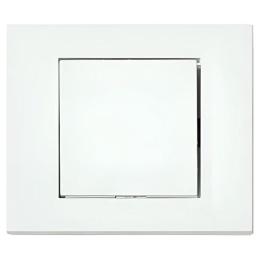 Вимикач 1-клавішний білий GRANO