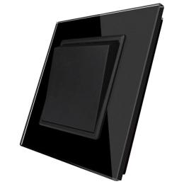 Клавішний перехресний вимикач Livolo чорний (VL-C7K1S2-12)