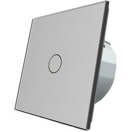 Безконтактний вимикач Livolo сірий скло (VL-C701PRO-15)