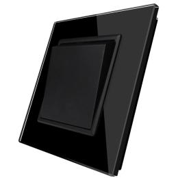 Клавішний вимикач Livolo чорний (VL-C7K1-12)