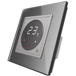 Терморегулятор Сенсорний Livolo для водяних систем опалення колір сірий (VL-C701TM-15)