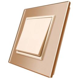 Клавішний вимикач Livolo золото (VL-C7K1-13)