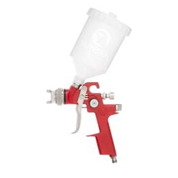 Фарбопульт пневматичний HVLP, форсунка 1.4мм, верхній пластиковий бачок 600мл., 3бар INTERTOOL PT-0104