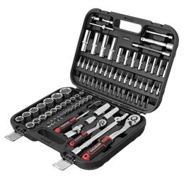 Набір інструментів 94 од. STORM, 1/2,1/4, Сr-V INTERTOOL ET-8094