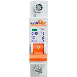 Автоматичний вимикач ECO 1р 40А EcoHome