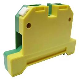 Клемник набірний гвинтовий JB-10/35 жовто-зелений