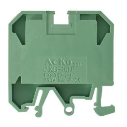 Клемник набірний гвинтовий JXB-16/35 зелений