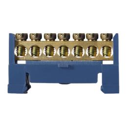 Нульова шина з ізолятором на DIN-рейку ВС-507  7 отворів АскоУкрем