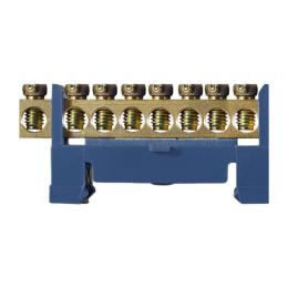 Нульова шина з ізолятором на DIN-рейку ВС-508  8 отворів АскоУкрем