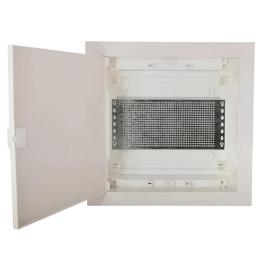 Мультимедійний щиток ETI 001101189 ECG14 MEDIA-PO (перфорована панель і пластикова біла дверка)