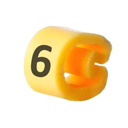 Маркування кабельне EC-1 з позначкою (6) 1,5...4 АскоУкрем