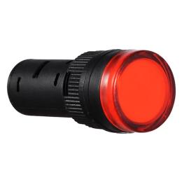 Світлосигнальна арматура AD16-16DS червона 24V АC/DC АскоУкрем