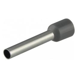 Кабельний наконечник трубчатий ізольований НТ4,0-18 сірий АскоУкрем