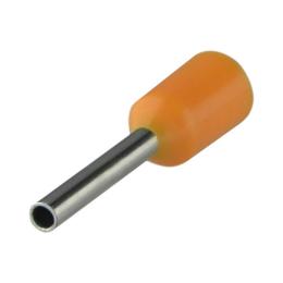 Кабельний наконечник трубчатий ізольований НТ0,5-08 помаранчеві АскоУкрем