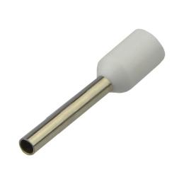 Кабельний наконечник трубчатий ізольований НТ0,75-12 білий АскоУкрем