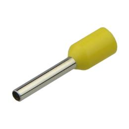 Кабельний наконечник трубчатий ізольований НТ1,0-10 жовтий АскоУкрем