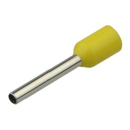 Кабельний наконечник трубчатий ізольований НТ1,0-12 жовтий АскоУкрем