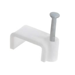 Скоба кабельна 7мм плоска (уп.-100шт)