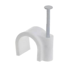 Скоба кабельна 8мм кругла  (уп.-100шт)