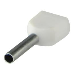 Наконечник трубчатий на 2 проводи ТE 0.5-08   (уп.100) АскоУкрем