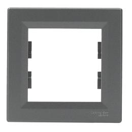 Рамка одинарна сталь Asfora, EPH5800162