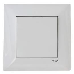 Вимикач одноклавішний білий VIKO Meridian