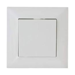 Вимикач одноклавішний перехресний білий VIKO Meridian