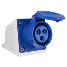 Гніздо стаціонарне ГС 16А/3 2Р+РЕ (113) ІР44 АскоУкрем