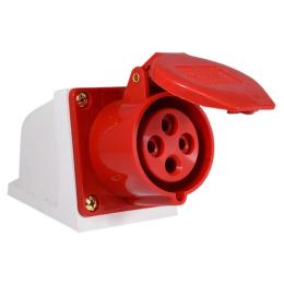 Гніздо стаціонарне ГС 16А/4 3Р+РЕ (114) ІР44 АскоУкрем