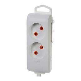 Подовжувач  2 гнізда 2 метра без заземлення VIKO Multi-Let