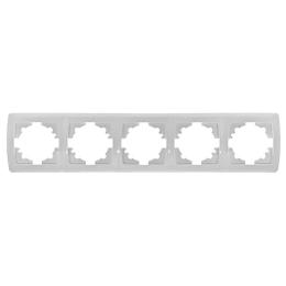 Рамка 5-на біла горизонтальна VIKO Carmen