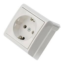 Розетка одинарна з заземленням VIKO VERA