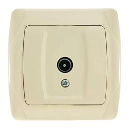 Розетка TV кінцева крем VIKO Carmen