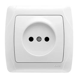 Розетка біла VIKO Carmen без заземлення 90561007