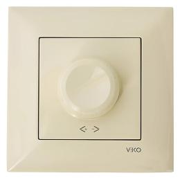 Світлорегулятор 600Вт крем VIKO Meridian