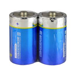 Батарейка сольова D, R20 1,5В (спайка 2 шт) АскоУкрем