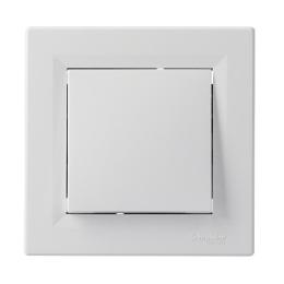 Вимикач кнопковий білий Asfora, EPH0700121