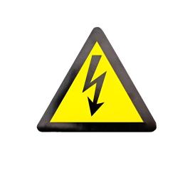Знак Обережно! Електрична напруга d200