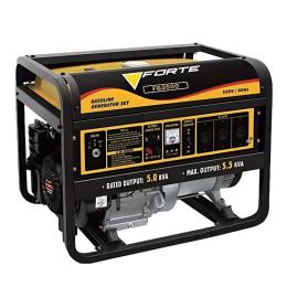 Електростанція FG3500 2,5кВт, 1фаза 50Гц, бензин 0,55 л/кВт-год, бак 15л, ручний старт FORTE