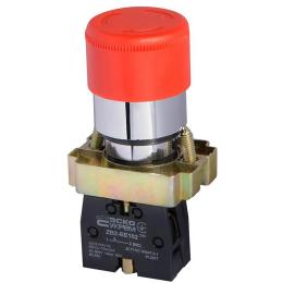 Кнопка XB2-BS442 1NС грибок D-30 червона повернення поворотом АскоУкрем