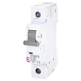 Автоматичний вимикач ETIMAT6 1p C20A ETI