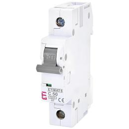 Автоматичний вимикач ETIMAT10  1p C50A  DC ETI