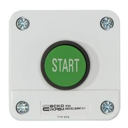 Пост керування XAL-B103 1NO 1-місний Старт зелена кнопка АскоУкрем