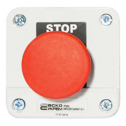 Пост керування XAL-B164H29 1NC 1-місний Стоп чевоний грибок АскоУкрем