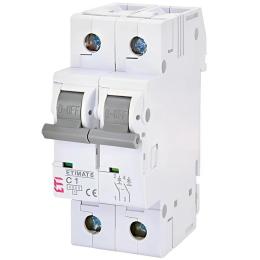Автоматичний вимикач ETIMAT 6 1p C 1A ETI