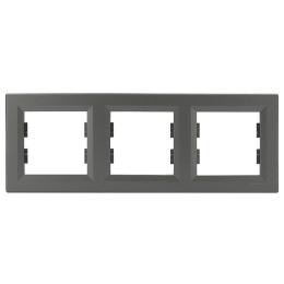 Рамка потрійна сталь Asfora, EPH5800362