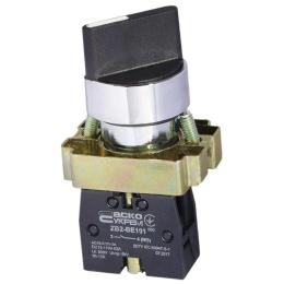 Перемикач XB2-BD21 1NO 2-позиційний поворотний стандартна ручка АскоУкрем