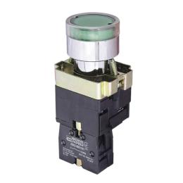 Кнопка XB2-BW3371 1NO зелена з підсвіткою АскоУкрем