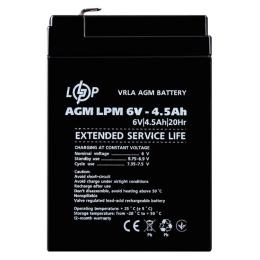 Акумулятор LogicPower AGM LPM 6-4.5 AH 6В